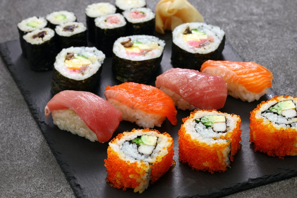 japanese sushi assorted